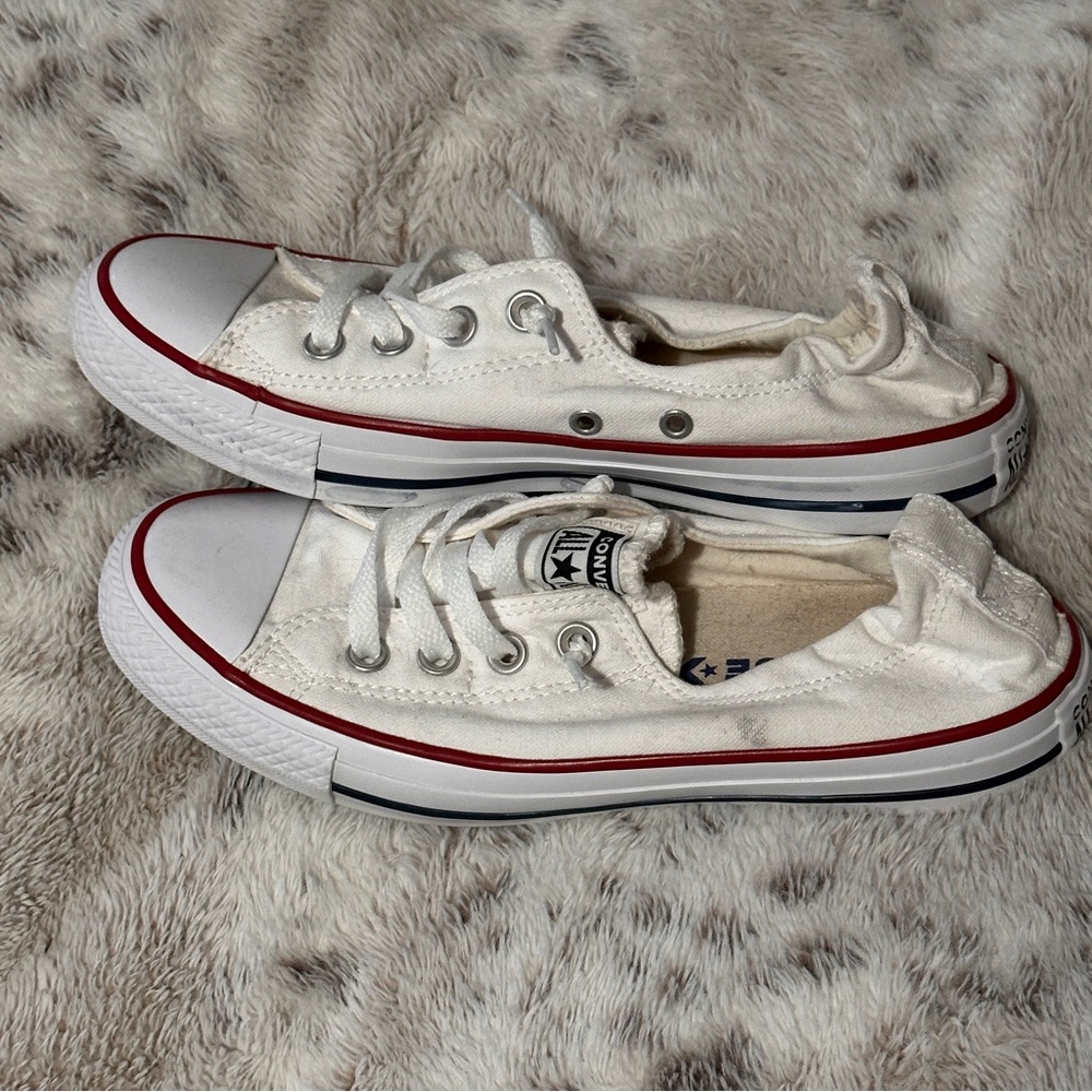 Women’s white converse